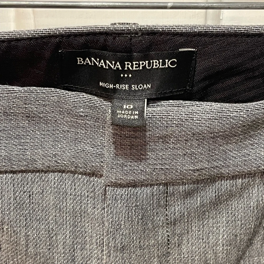 Women’s Banana Republic High Rise Sloan Pants Size 10 Gray - Picture 2 of 4